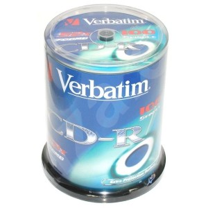 CD-R Verbatim DataLife cakebox 100, 700MB, 52x