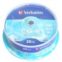 CD-R Verbatim DataLife cakebox 25, 700MB, 52x
